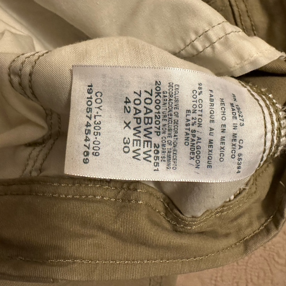 Khaki pants